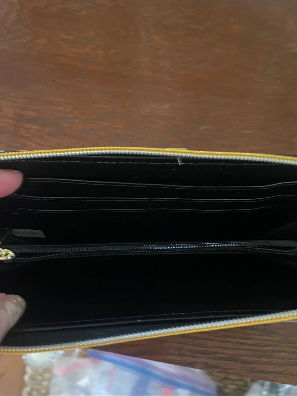 Sloth leather wallet like new - follow your dreams